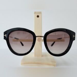 Tom Ford Mia TF-574 Sunglasses Black 01T New